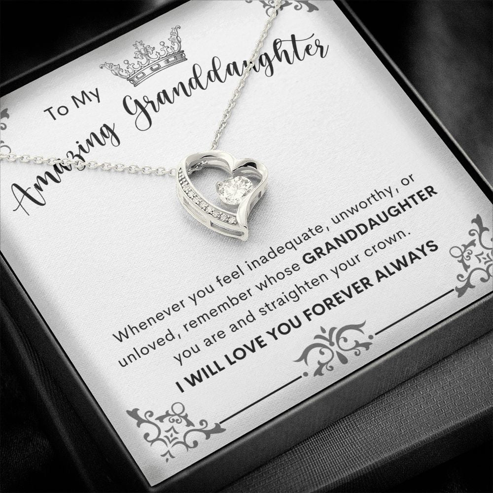 To My Amazing Granddaughter | Forever Love Necklace