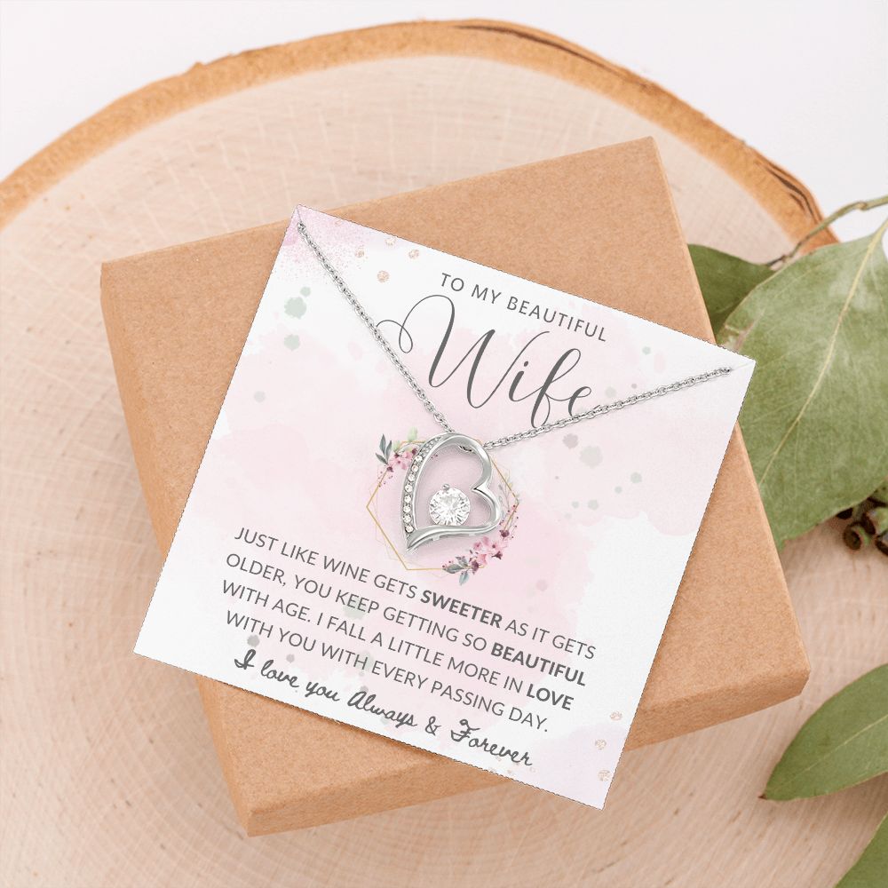 To My Beautiful Wife | Forever Love Necklace | So Beautiful