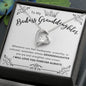 To My Badass Granddaughter | Forever Love Necklace | Remember whose Granddaughter you are