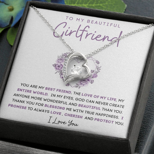 To My Girlfriend | Forever Love Necklace | Love of My Life