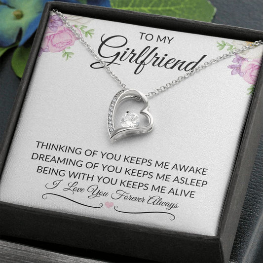 To My Girlfriend | Forever Love Necklace | Thinking Of You