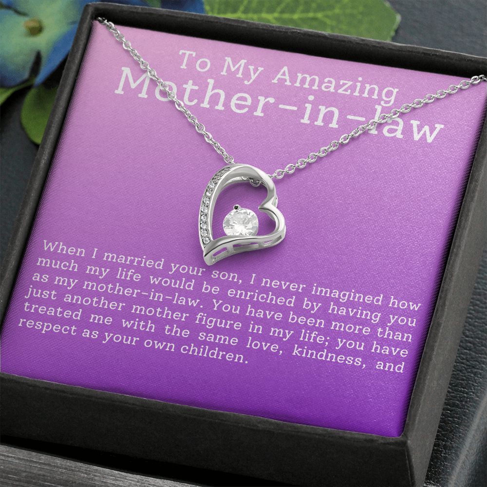To My Amazing Mother-in-Law | Forever Love Necklace
