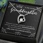 To My Lovely Granddaughter | Forever Love Necklace