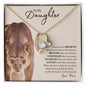TO MY DAUGHTER | Forever Love Necklace | Gift For Daughter, Daughter Necklace, Birthday Gift, To My Daughter Gift Daughter Birthday