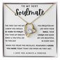 TO MY SEXY SOULMATE | Forever Love Necklace | To My Soulmate, Gift for soulmate, Anniversary gift, Girlfriend necklace, Gift for wife, Birthday gift