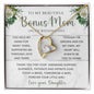 To My Beautiful Bonus Mom | Forever Love Necklace
