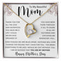 To My Beautiful Mom | Forever Love Necklace