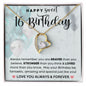 Happy Sweet 16 Birthday | Forever Love Necklace