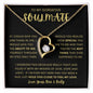 TO MY GORGEOUS SOULMATE | Forever Love Necklace | Soulmate necklace, Soulmate gift, Anniversary gift, Gift for her, Gift for soulmate