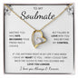 To My Soulmate | Forever Love Necklace | I Gave My Heart To You
