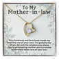 To My Mother-in-Law | Forever Love Necklace