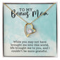 To My Bonus Mom | Forever Love Necklace