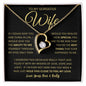 TO MY GORGEOUS WIFE | Forever Love Necklace | Anniversary gift Gift from husband Wife birthday gift Wife anniversary Gift for wife