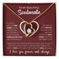 TO MY BEAUTIFUL SOULMATE | Forever Love Necklace | Gift from husband, Gift for soulmate, Anniversary necklace, Gift for Wife, Birthday gift