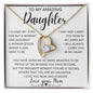 TO MY AMAZING DAUGHTER | Daughter Necklace, Birthday Gift, Mother Daughter Gift, Gifts For Daughter, Gift From Mom