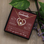 TO MY BEAUTIFUL SOULMATE | Forever Love Necklace | Gift from husband, Gift for soulmate, Anniversary necklace, Gift for Wife, Birthday gift