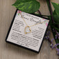 TO MY BONUS DAUGHTER | Daughter Necklace, Birthday Gift, Mother Daughter Gift, Gifts For Daughter, Gift From Mom