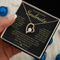 To My Beautiful Soulmate | Forever Love Necklace Yellow Gold Finish | Soulmate gift, Anniversary gift, Gift for soulmate Wife necklace