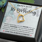 Happy Sweet 16 Birthday | Forever Love Necklace