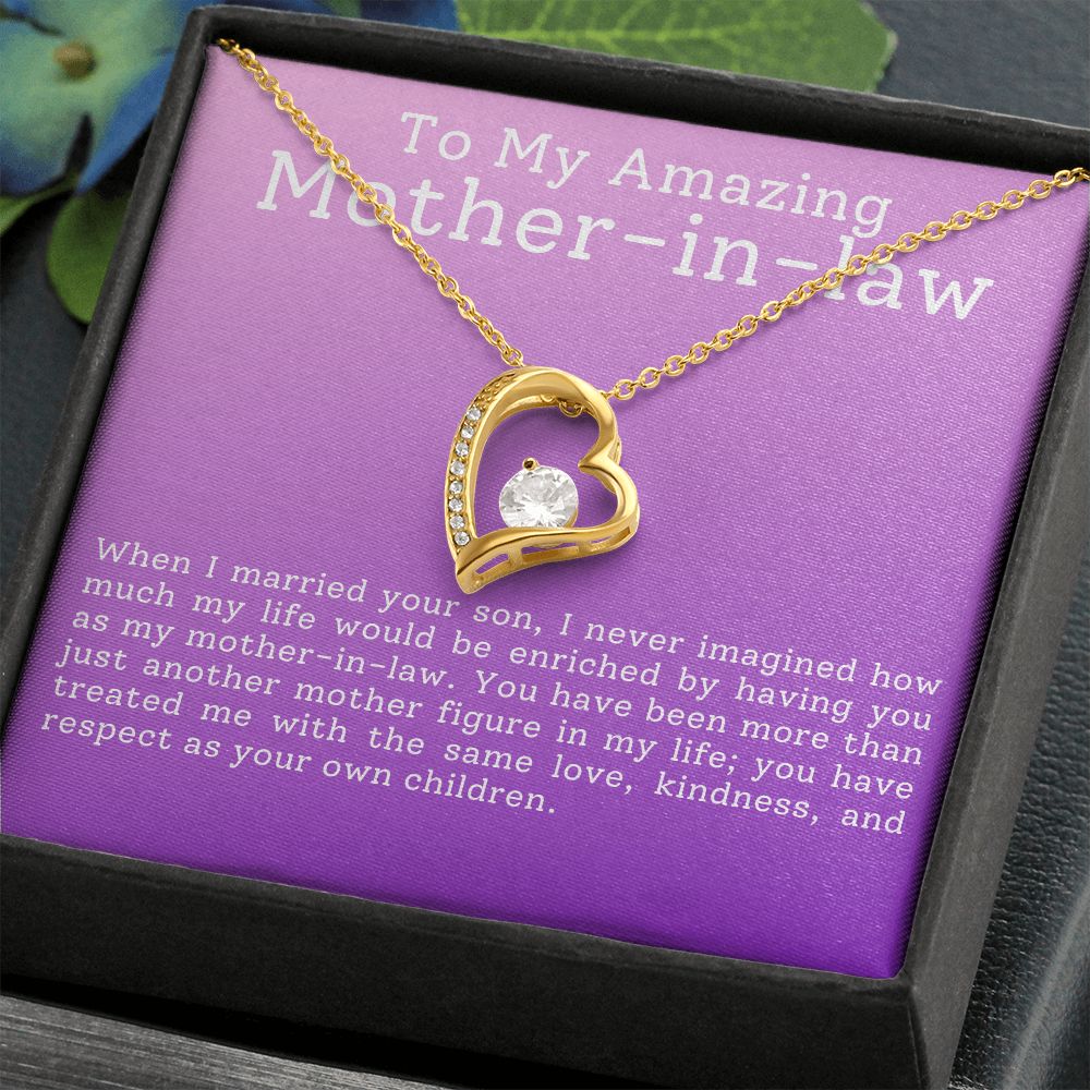 To My Amazing Mother-in-Law | Forever Love Necklace