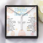 Happy Easter | Stainless Steel Cross Necklace
