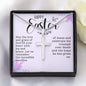 Happy Easter | Stainless Steel Cross Necklace