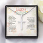 Happy Easter | Stainless Steel Cross Necklace