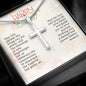Happy Easter | Stainless Steel Cross Necklace