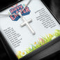 Happy Easter | Stainless Steel Cross Necklace