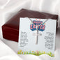 Happy Easter | Stainless Steel Cross Necklace