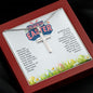 Happy Easter | Stainless Steel Cross Necklace