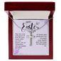 Happy Easter | Stainless Steel Cross Necklace
