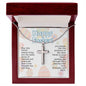Happy Easter | Stainless Steel Cross Necklace