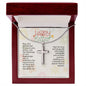 Happy Easter | Stainless Steel Cross Necklace