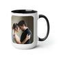 Personalized Two-Tone Coffee Mugs, 15oz | Bridal Shower Gift, Anniversary Gift, Newlywed Gift
