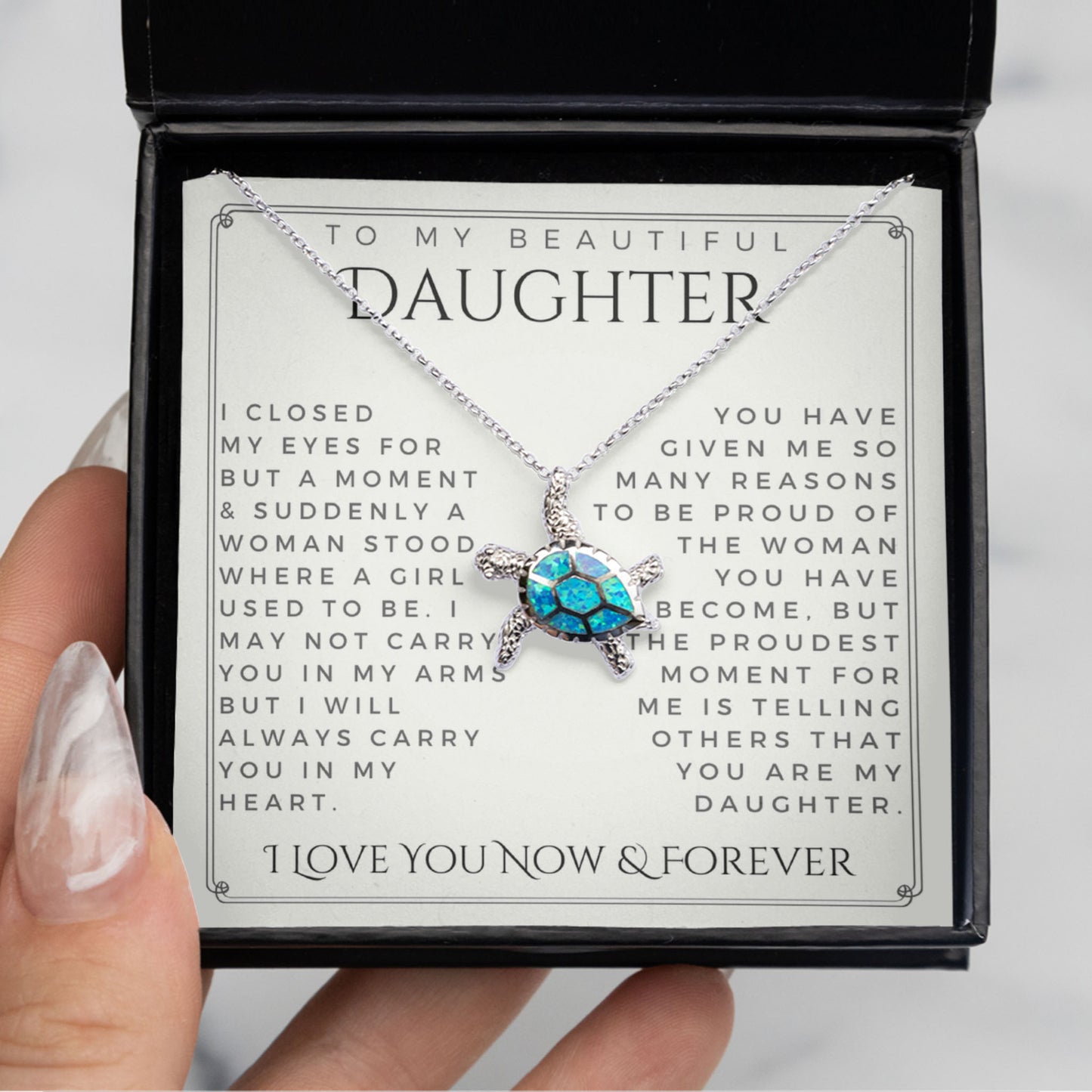 Opal Turtle Necklace
