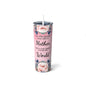 To The World You Are A Mother Skinny Steel Tumbler with Straw, 20oz