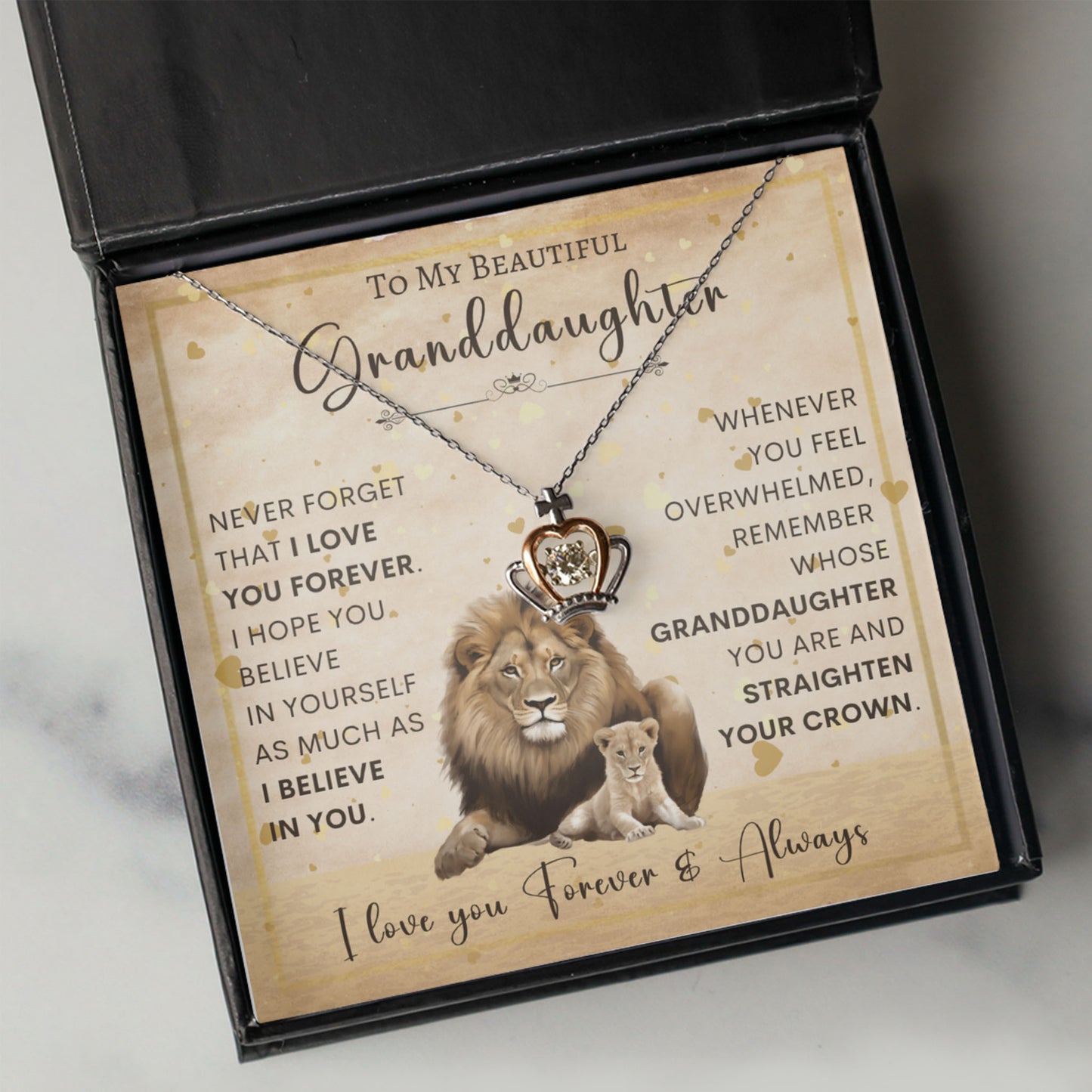Crown Pendant Necklace