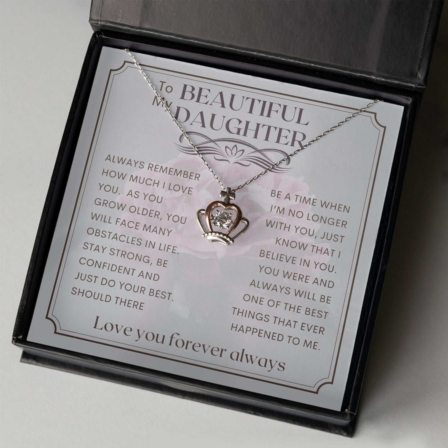Crown Pendant Necklace