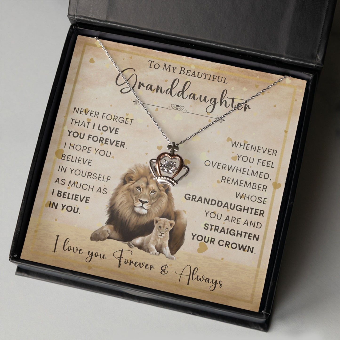 Crown Pendant Necklace