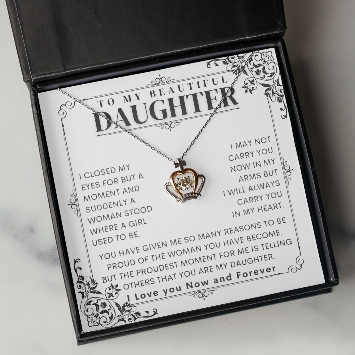 Crown Pendant Necklace