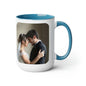 Personalized Two-Tone Coffee Mugs, 15oz | Bridal Shower Gift, Anniversary Gift, Newlywed Gift