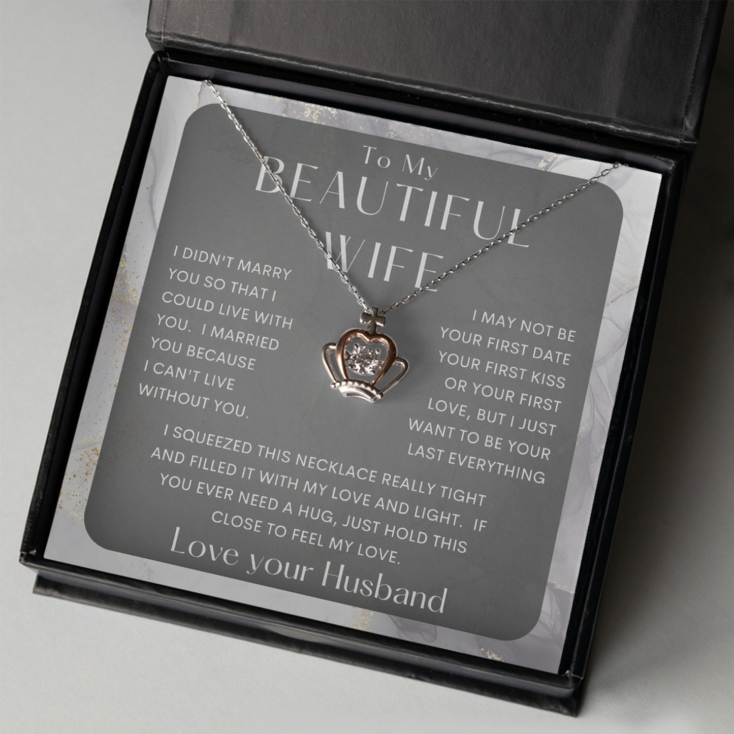 Crown Pendant Necklace