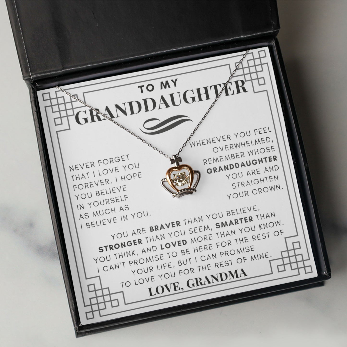 Crown Pendant Necklace