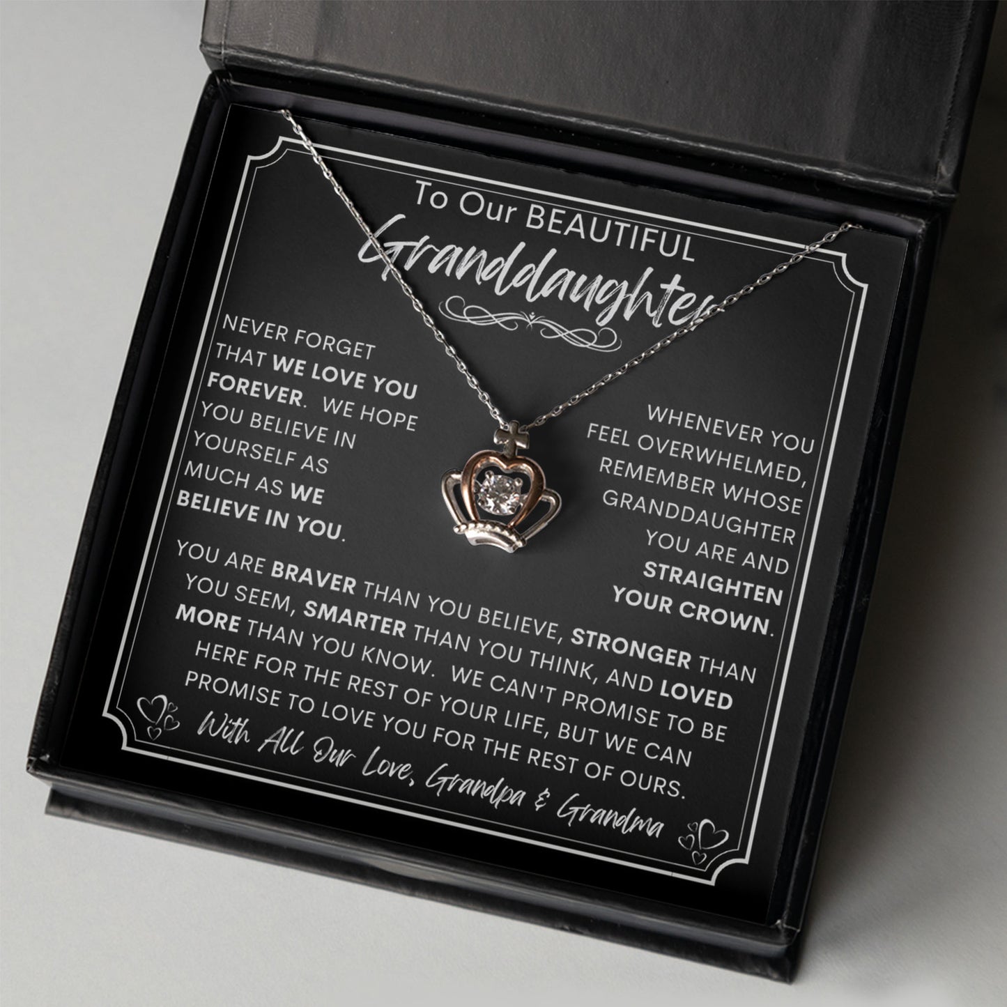 Crown Pendant Necklace