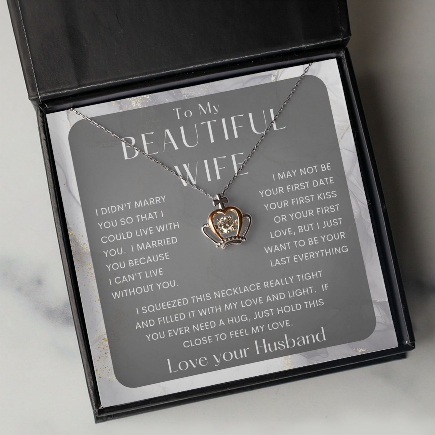 Crown Pendant Necklace