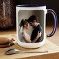 Personalized Two-Tone Coffee Mugs, 15oz | Bridal Shower Gift, Anniversary Gift, Newlywed Gift