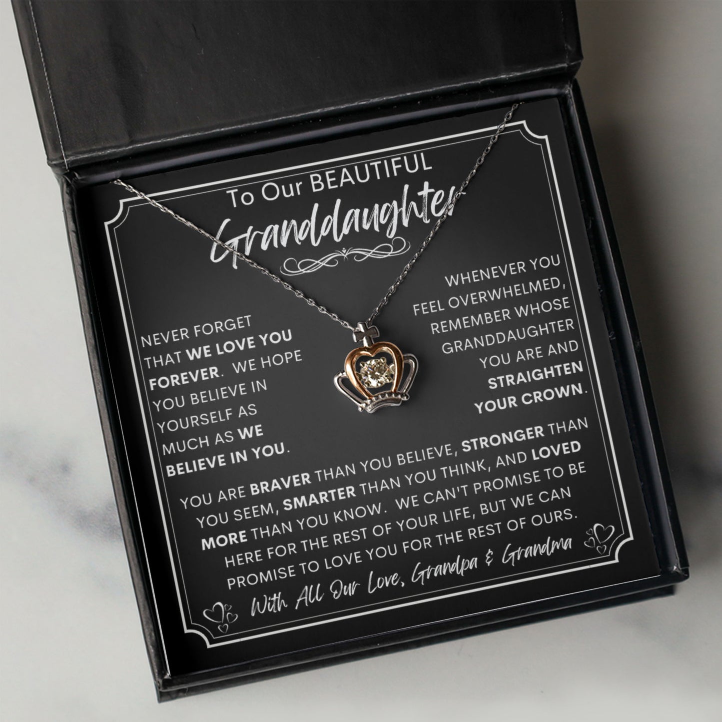Crown Pendant Necklace