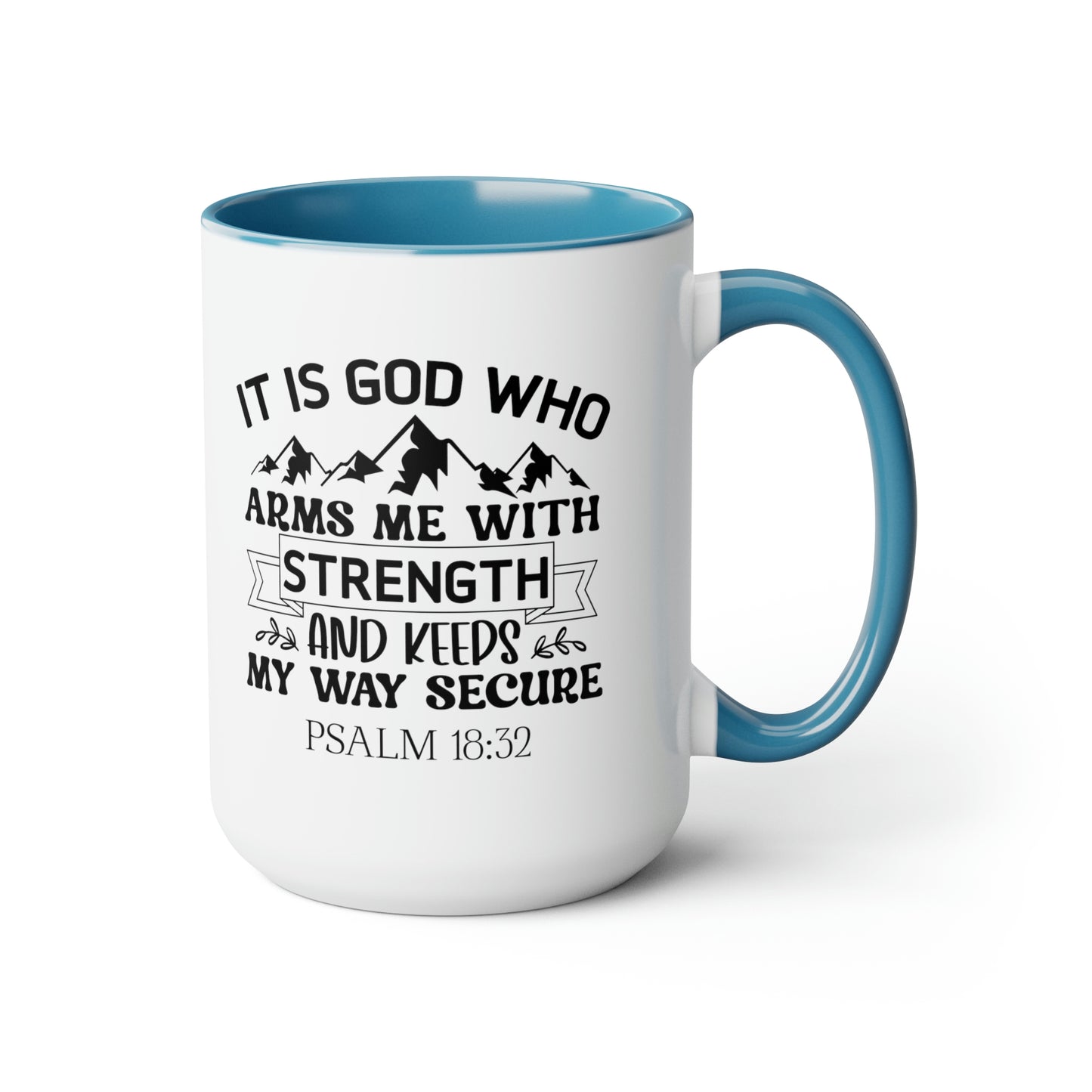 Two-Tone Coffee Mugs, 15oz