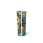 Let Me Pray Skinny Steel Tumbler with Straw, 20oz